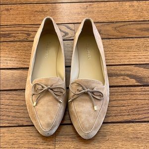 Talbots tan suede flats